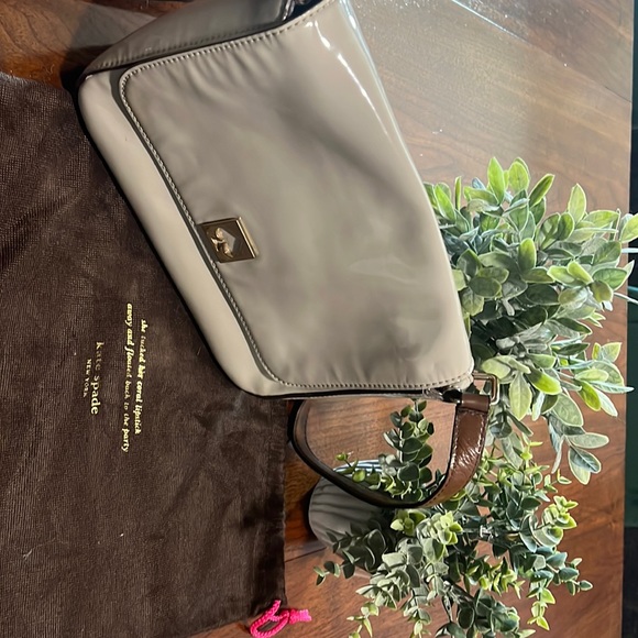 Authentic Patent Leather Kate Spade cross body bag - Picture 1 of 4
